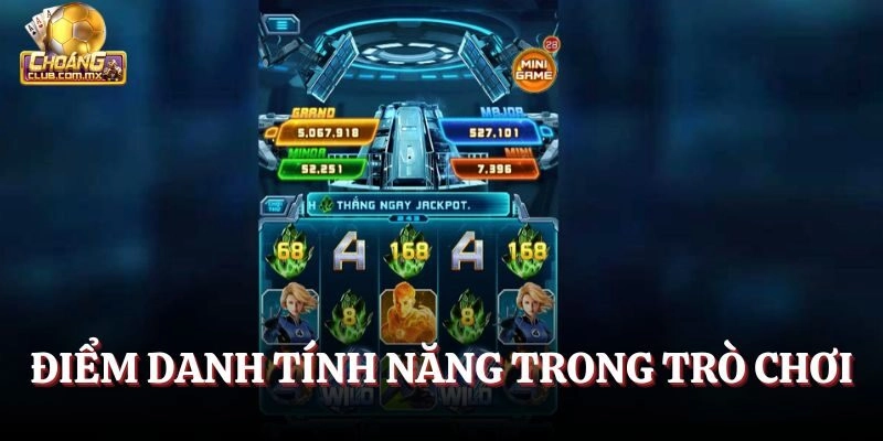 Điểm danh tính năng trong trò chơi