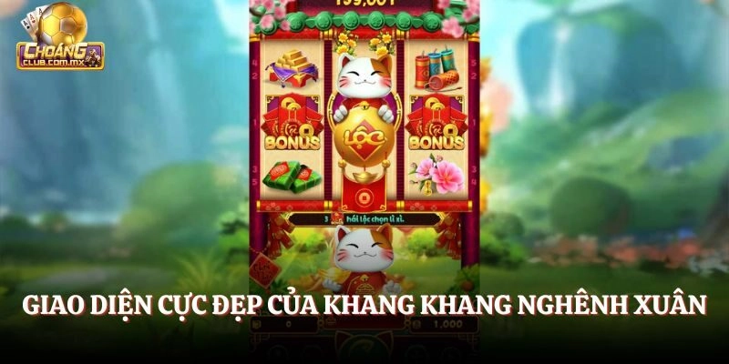 Giao diện cực đẹp của Khang Khang Nghênh Xuân